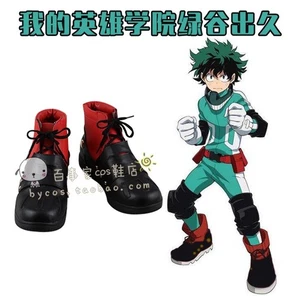 Anime My Hero Academia Midoriya Izuku Juegos con disfraces Botas de utilería Zapatos Regalo de Halloween - Imagen 1 de 7