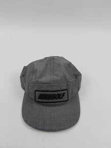 NIKE GOLF 5 Panel Leather Strapback Hat - Picture 1 of 7