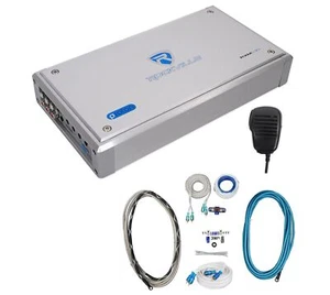 Amplificador Micro Marino/ATV Rockville RXM-S30 2400 W Pico 4 Canales 4x150 W + Kit de Amplificador - Imagen 1 de 12