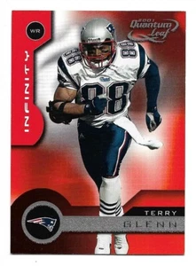 Terry Glenn 2001 Quantum Leaf Infinity Red #111 #030/100 New England Patriots - Foto 1 di 2