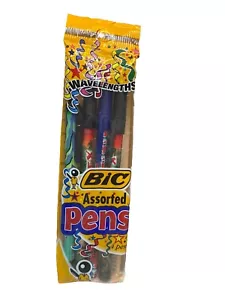 Bolígrafos vintage Bic Wavelengths 1997 Pepsi T Rex surtidos bolígrafo tinta gráficos - Imagen 1 de 11