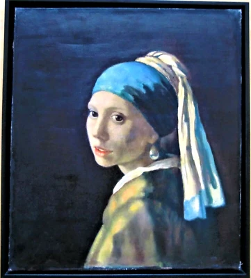 Jan Vermeer Mädchen mit Perlohrenring hochwertige, sehr alte Kopie #145 - Bild 1 von 4