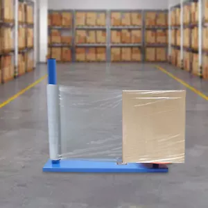 Máquina de embalaje de película elástica con mango manual herramienta dispensadora de envoltura empacadora de paletas - Imagen 1 de 19