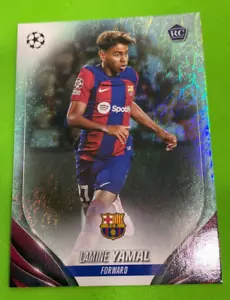 💥 2023-24 Topps UEFA Club Jade Edition Rookie LAMINE YAMAL Base #64 RC FOIL 💥 - Foto 1 di 2