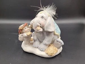 Dreamsicles Under The Big Top 1996 Circus Elephant Cherub Retired Figurine - Picture 1 of 12
