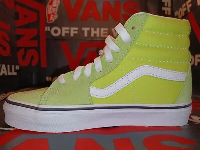 Vans Hombre 3.5 Mujer 5 Patín Sk8 Hi Sharp Verde-Blanco Verdadero  Foto 1 de 4