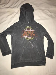 JUNK FOOD AC/DC High Voltage Boys Youth Size XL Heathered Gray Music Hoodie - Picture 1 of 9