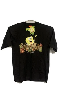 Nickoloden Spongebob Squarepants Bikini Bottom USA 2002 T Shirt Large Brand New - Picture 1 of 8