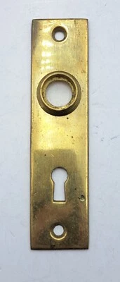 Antique / Vintage Brass  Door Knob BackPlate Door Hardware - Image 1 of 4