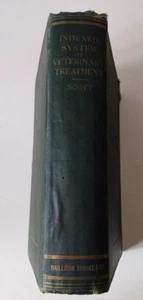 1922 Indexed System of Veterinary Treatment William Scott FRCVS - Imagen 1 de 18