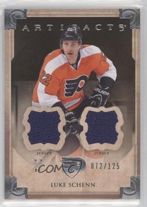 2013-14 Upper Deck Artifacts Jersey/Jersey /125 Luke Schenn #51