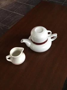 Teapot & Cup Solo Toscany China & Homer Laughlin Creamer - Picture 1 of 6