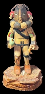 Lot #2247 Hopi Kokapelli Kachina by Eric Nastacio, 1999 - Picture 1 of 6