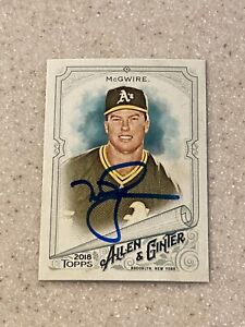 2018 Allen and Ginter signed Mark McGwire