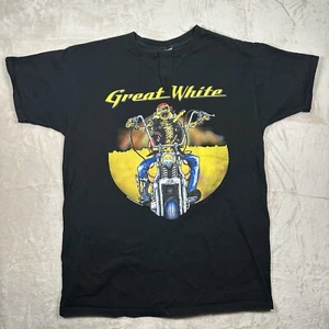 VTG Great White Rock Band Heavy Metal Concert T Shirt Music Men’s Size XL 1999 - Picture 1 of 10