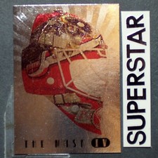 MARTIN BIRON  1 of 100  2006-07 Between Pipes Masks Silver #28  Buffalo Sabres