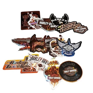 Calcomanía con licencia Harley Davidson motociclista motocicleta prisma pegatina COMPLETA serie 2 - Imagen 1 de 15
