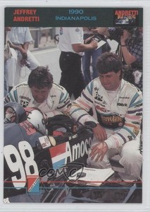 1992 Collect-A-Card Andretti Racing Jeff Andretti Jeffrey Andretti #86