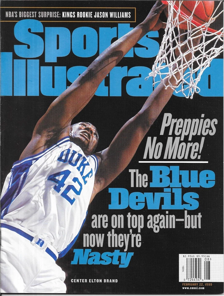 QUIOSCO Sports Illustrated 1999 marca Elton Duke Blue Devils como nuevo en caja Foto 1 de 1