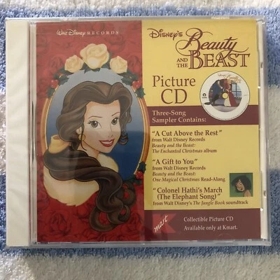 Disney's - Beauty and the Beast - Picture Disc - 3 Song CD - Brand New - Image 1 of 2
