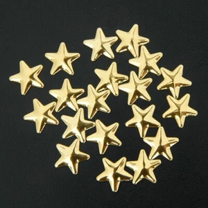 Threadart Specialty Nailhead - Gold Star 10x10mm - 1 Gross - Picture 1 of 5