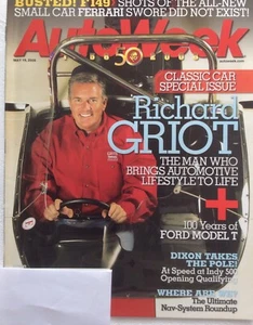 Autoweek May 19 2008 Magazine Richard Griot Classic Car Issue - Picture 1 of 10