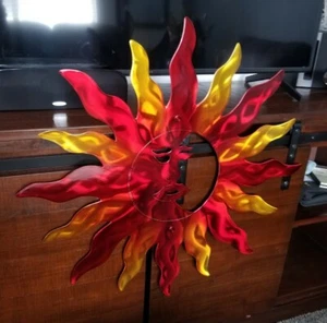 Large Sun Metal Wall Art indoor outdoor wall Decor SCULPTURE plasma cut design  - Picture 1 of 3
