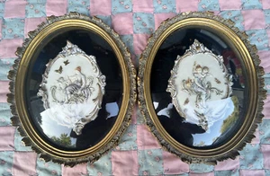 Ceramic Antique Wall Hanging Pair - Picture 1 of 10