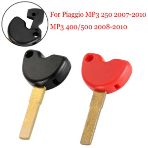 Llave en blanco para motocicleta Piaggio MP3 250 2007-2010 MP3 400/500 2008-2010 sin cortar - Imagen 1 de 10