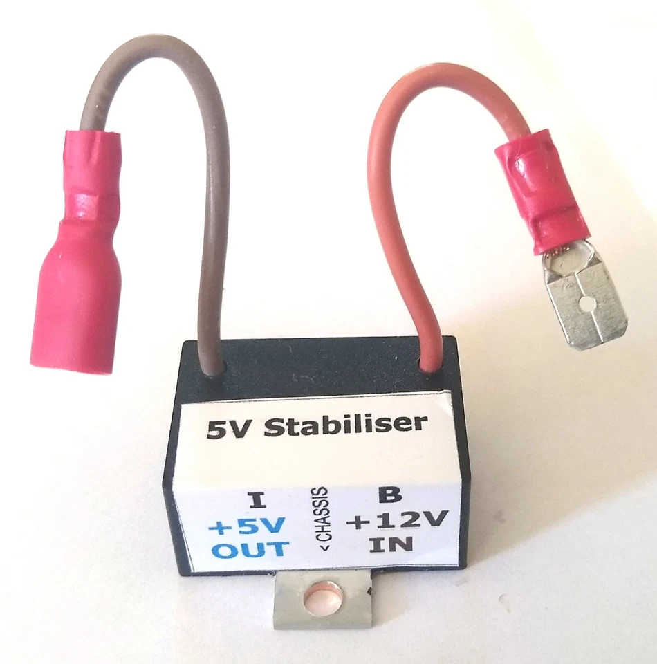 Voltage Stabiliser +5v Electronic (negative earth) – mainly classic Ford - Image 1 of 1