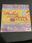 DCWV The Pocket Full Of Posies  Scrapbook Paper 12 X 12 Glitter Flowers Card