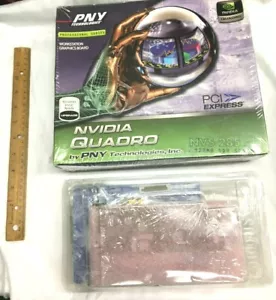 PNY Nvidia Quadro 128MB Dual Monitor Video Card NVS 285 NVS2 NIB Free Shipping - Picture 1 of 4