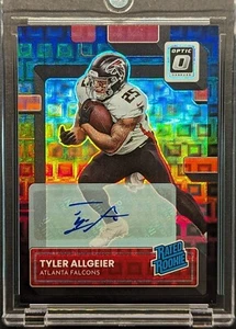 Tyler Allgeier Rookie Auto 2022 Optic Black Pandora Holo Prizm SP/25 RC - Bild 1 von 7