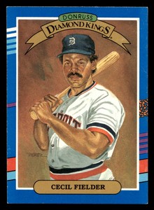 1991 Donruss Cecil Fielder #3 Detroit Tigers  Excellent