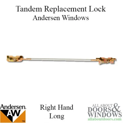 Andersen Window Tandem Sash Lock Right Hand Long Flush Mount Lock