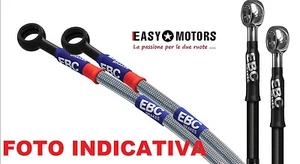 BLMR1042-2F TUBI TUBO FRENO FRENI ANTERIORE RACING HONDA CB 900 F HORNET 02>06 - Foto 1 di 1
