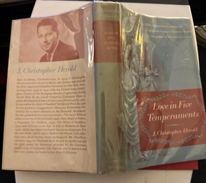 Love in Five Temperaments - J. Christopher Herold - HCDJ - 1961 - First Edition - Picture 1 of 7