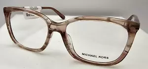 AUTHENTIC MICHAEL KORS MK 4080U ROSE HORN EYEGLASSES 54-16-140 W/ DEMO LENS M18 - Picture 1 of 3