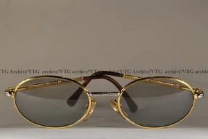 NOS Vintage Sunglasses Gerald Genta CC 0829 gold 51[ ]19 oval luxury frame - Picture 1 of 8