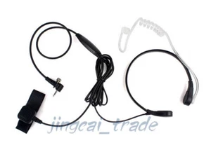 Throat Vibration Mic Acoustic Tube PTT Earphone for Sepura Radio SRP3000 SRH3800 - Picture 1 of 5