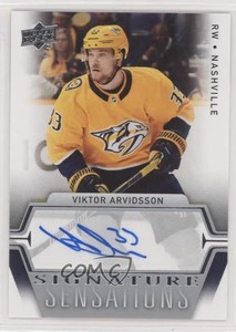 2019-20 Upper Deck Signature Sensations Viktor Arvidsson #SS-VA Auto