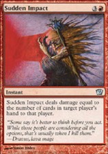 SUDDEN IMPACT X4 4 4X 9th Edition MTG Magic the Gathering Cards DJMagic