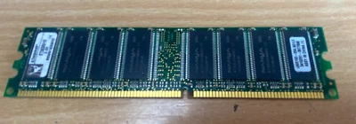 1GB Kingston KTD8300/1G PC3200U 400MHz DDR1 Memory Module.  NT5DS64M8BS-5T - Image 1 of 4
