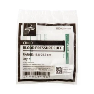 Medline Disposable 2-Tube BP Cuffs with Screw Connector Child MDS9921DM - Picture 1 of 1