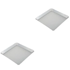 2 Pcs Pizzapfanne Quadratische Backform Ideal Zum Backen Von Robuste - Bild 1 von 12