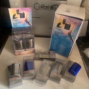Box Of 12 Vintage COLIBRI FIREBIRD LIGHTER Retail Pack Inc Stand Gamma - Picture 1 of 11