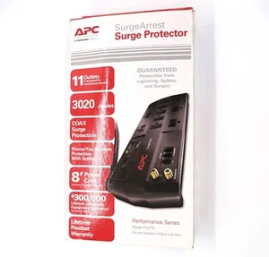 APC Überspannungsableiter 11 Steckdose 3020 Joule - Bild 1 von 5