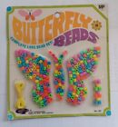 Vintage Butterfly Beads Gordy International Vtg Love Bead Set Groovy Hippie New