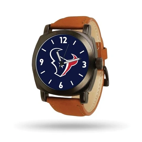 NFL Houston Texans Men Knight Strap Watch Style XWM2885 $45.90 Cover