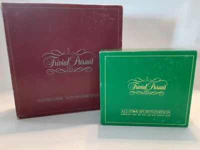 Trivial Pursuit Master Game Baby Boomer Edition & All Star Sports Edition Set  - Image 1 of 3